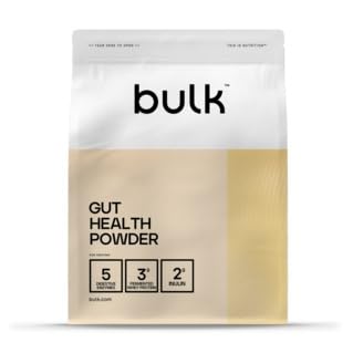 Polvere per la Salute Intestinale Bulk, Gusto Arancia, 450 g, 30 Porzioni, Collagene, Proteine del Siero Fermentate, Inulina, L-Glutamina, Enzimi Digestivi, LactoSpore, Vitamine A, C, D
