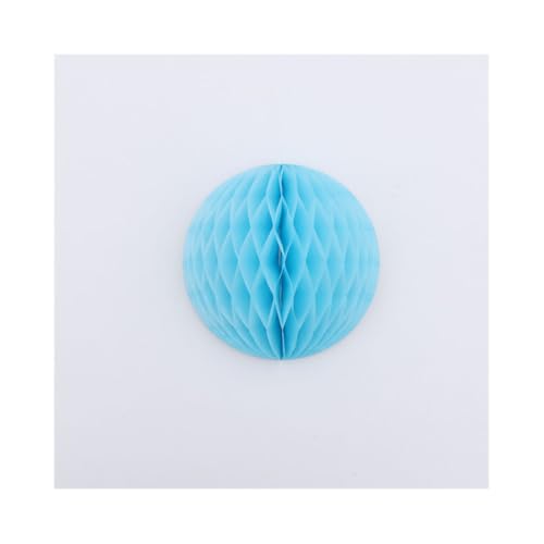 6Pcs Large Size Paper Flower Balls Craft Hanging Pompoms Party Dance Wedding Birthday Home Decoration with Honeycomb Flower Balls Tissue Honeycomb Paper Flower Balls -  Cenunxu, QDL-III-026
