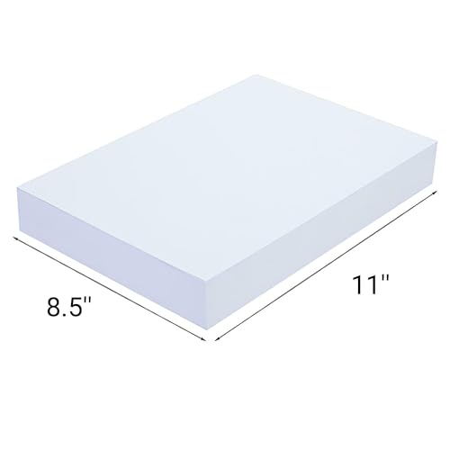 Moustache 2500 Sheets Multipurpose Printer Paper, Copy/Copier/LaserJet Inkjet Printer/Fax/Photocopy Paper, 95 Brightness, 21 lbs, Letter Size 8.5''x11'', 500 Sheets/Ream, 5 Reams image 2