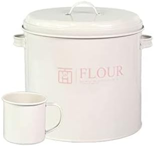 Hierro - Recipientes sellados grandes para arroz, caja de harina, polvo de lavado, tanque de almacenamiento de granos de café, dispensador de granos