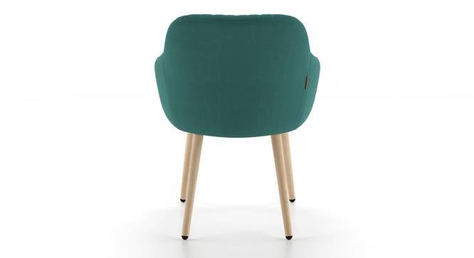 Image of Lakdi The Furniture Co Living Room Lounge Chair with Velvet Upholstery & Solid Wood Structure and Legs | Modern Accent Arm Chair for Home & Office | 5 Years Warranty | Free Assembly