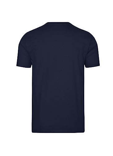 Trigema Men's T-Shirt 636202, X-Large, Blue (navy 046), XL - Image 4