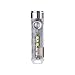RovyVon Aurora A7 LED Keychain Flashlight, 550 Lumens, Cree Rechargeable Mini Torch, Fluorescent Blue,Super Bright EDC Light (Blue)