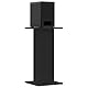 vidaXL Lautsprecherständer 2 STK., Hoher Boxenständer, Lautsprecherpodest für HiFi Heimkino Surround Sound, Verbessertes Audio-Hörerlebnis, Schwarz Holzwerkstoff
