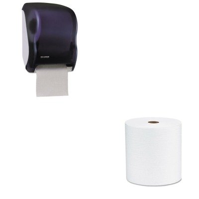 Distributeur San Jamar T1300TBK et rouleau essuie-tout SCOTT KIM01040