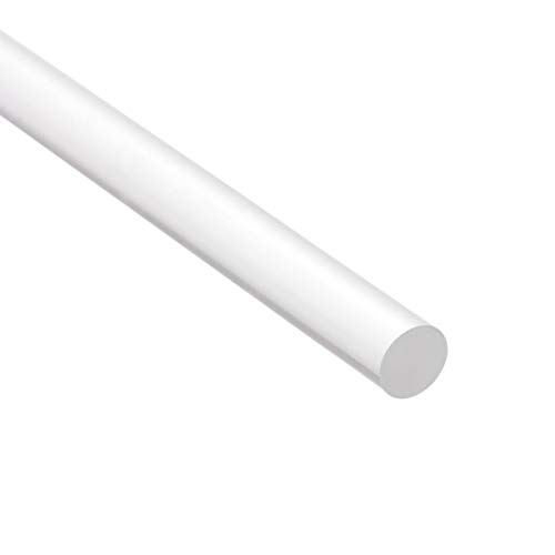 Image of uxcell 3mmx200mm Transparent Clear Solid Acrylic Round Rod PMMA Bar 4pcs