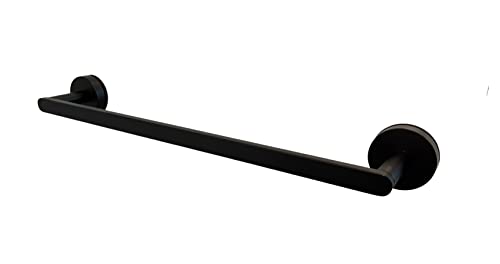 Lab Automation Suction Cup Towel Bar For Bathroom – Shower Glass Door Mount Towel Holder – Bath Towel Holder For Shower Glass Door – Strong Suction Adhesion For Bathroom Door (24Inch, Black) #TOP1