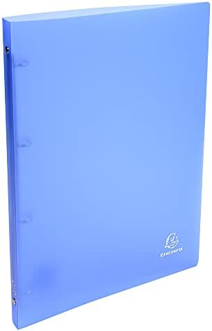 Exacompta - Ref. 54160E - 1 Chromaline translucent flexible PP binder - 2 round rings, diameter 15 mm - Spine 20 mm - External dimensions: 32 x 25 cm - Format to file A4 - Colour: colorless