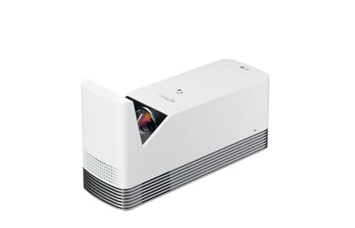 LG HF85LSR, Proyector de Tiro Corto (1920 x 1080 hasta 120', Fuente Láser, 150.000:1, Sound, Mini Jack 3.5mm, LAN RJ45, Smart Share, Miracast), Bluetooth, HDMI, USB, FHD 1500 Lúmenes UST, Blanco