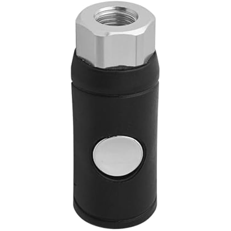 Gunpla 1/4 Female I/M Type Air Coupler - Push Button Safety Quick Disconnect Coupling 1/4 Body Air Coupler for Pneumatic Tools