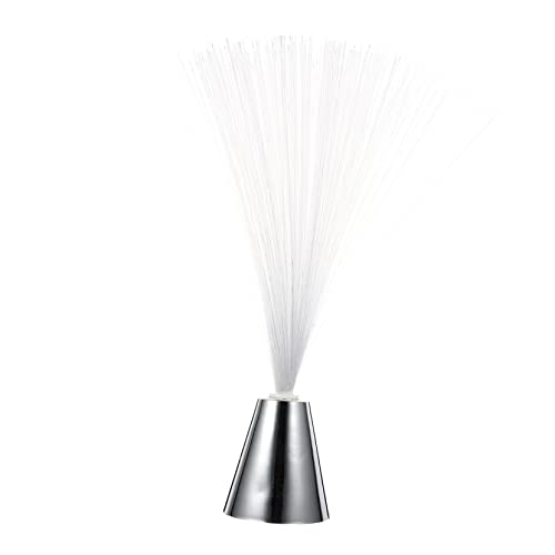 TEHAUX Colorful LED Fiber Optic Lamp Battery Operated Color Changing Decorative Light for Home Wedding Christmas Party Holiday Decoration Creates Romantic Atmosphere with LED