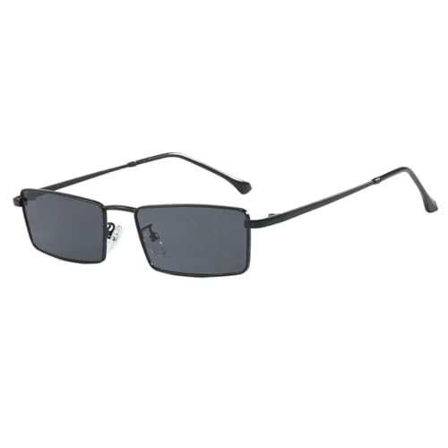 Lunettes de soleil de luxe en métal pour femme style rétro