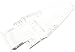 UFO HO04674-047 Replacement Plastic (FOR HONDA R-REDF CRF230 WHITE)