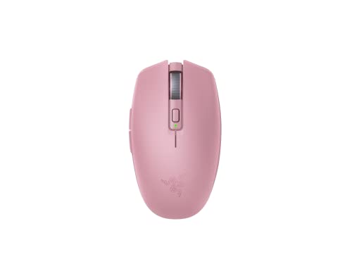 Image of Razer Orochi V2 Mobile Wireless Gaming Mouse: Ultra Lightweight - 2 Wireless Modes - Up to 950 Hr Battery Life - Mechanical Mouse Switches - 5G Advanced 18K DPI Optical Sensor - Quartz Pink
