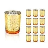 Wedding Decorations for Reception Mercury Glass Votive Candle Holder – 2.1