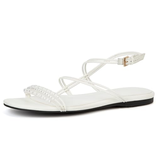 Image of Jelly Shoes for Women Jelly Mesh Flat Sandals Closed Toe Round Toe Slides Flats Slip on Summer Slippers Mules