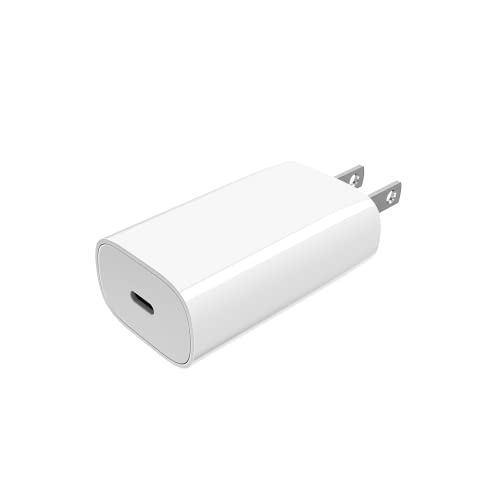 SOLUM 25W USB C PD 3.0 PPS Slim Charger Block Fast Charging Power Delivery Compatible with iPhone 14/13/12/11, Samsung Galaxy S23/S22/S21/S20/S10, iPad, Galaxy Tab and More. (Cable not Included)