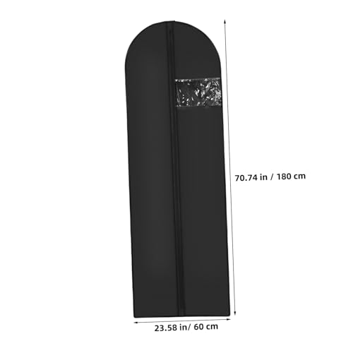 STOBAZA Hanging Suit Garment Bag Dress Garment Bag for Travel Folding Design Peva Material Easy to Clean2