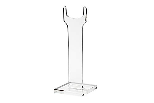 Easels by Amron Rifle, Long Gun Wide Top Display Stand, for Displays and Shows, Clear Acrylic, Sold AS Single Units for Mixing Sizes. (Usually Pick 2) (10 inch)