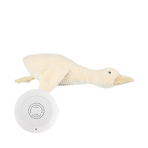 Peluche bruits blancs rechargeable Liva l'oie beige - Flow Amsterdam