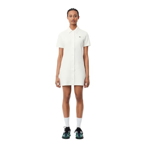 Image of Lacoste Women's Organic Cotton Buttoned Polo Dress
