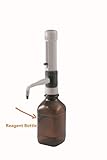 MeterTo Reagent Bottle (Brown, 1L), Suitable for (Digital) Bottle Top Dispenser & Electronic Titrator, Bottle Only, (Dispenser Not Included)