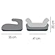 Tataway Dc Comics Batman i-Size Kindersitz/Autositz, ECE R129/03, Sitzerhöhung für Kinder 125-150 cm, Kindersitzerhöhung Ergonomisch & Leicht, Batman Grafiken, (ca. 22-36 kg) - (ca 6–12 Jahre)