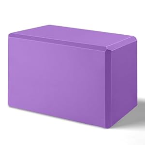 2024 Biguphate Yoga Blocks 9x 6×4 Inch，EVA Foam Yoga Block Supportive Latex-Free, Non-Slip Exercise Blocks, Yoga Accessories for Pilates, Meditation, Balance, Stretching and Deep Poses