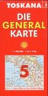 Generalkarte Toskana 1 : 250 000. Mit Stadtplänen, Bildern und Reiseführer