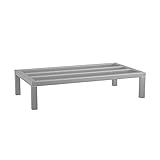 Krollen Industrial 36'' x 20'' x 8'' Aluminum Dunnage Rack - 1630 lb. Capacity