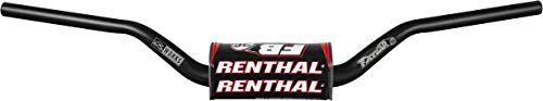 Accessoires de guidon Renthal 931-01-BK Fatbar36 noir 2,8 cm pour motocross