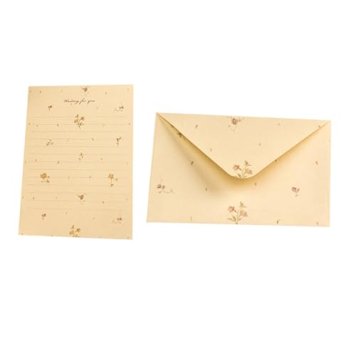 TEHAUX 1 セット 手紙 用紙 封筒 パッケージ 手紙 筆記用 用紙 筆記用 用紙