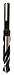 IRWIN 91156 - 7/8in. Black Oxide 118 Deg. S&D Bit, Bulk