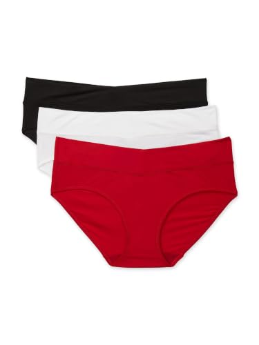 Image of Warner's womens Blissful Benefits No Muffin Top 3 Pack Hipster Panties