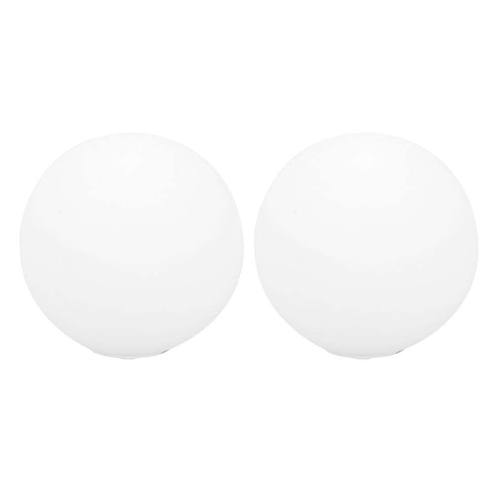 Ipetboom 2Pcs Frosted Glass Globe Lamp Shades 3.15In White Ball Lampshades Ceiling Lamp Cover for Living Room Bedroom Study G9 Base Replacement