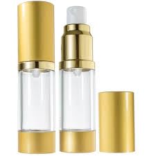 50 ml Clear/Transparent Airless Pump Bottle With Matte Golden Finish Cap For Beauty Products, Makeup, Foundations, And Serums. Lightweight And Refillable (2)-image-23