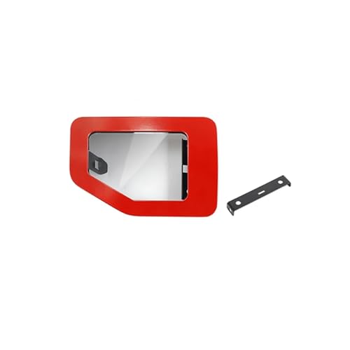 車用透明ガス燃料フィラータンクキャップ装飾カバー スズキジムニー JB64 JB74 2019 2020 2021 2022 2023 2024 アクセサリー対応(Red)