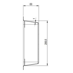 Easyricambi Cajón bandeja cenicero para chimenea y estufa de pellets 24 x 19 x 7 cm Clam de chapa impresa