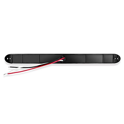 Dream Lighting 12Volt 15 Inch Led Clear Combo Side Marker And Dock Lights For Rv Trailer Pickup Truck Tail Lights, Cool White & Red Lighting, Pack Of 2 #TOP2