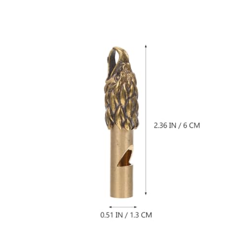 Silbatos de emergencia de cobre para senderismo, pack de 2 miniatura 2