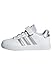 Produktbild adidas Grand Court Elastic Lace and Top Strap Shoes Sneaker, FTWR White Matte Silver Matte Silver, 40 EU