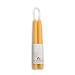Bluecorn Beeswax 100% Pure Beeswax Tapers - (2 Tapers) (Raw, 8")
