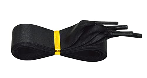 GIVBRO Cordones planos de raso cordones de zapatos zapatos de repuesto zapatillas de deporte cordones para botas calzado casual zapatos deportivos ancho 2 cm