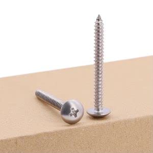 #14 x 3 Tornillos para madera cabeza Truss 20 pcs miniatura 2