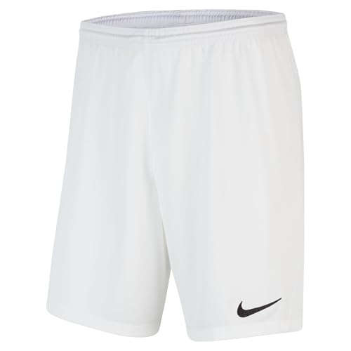 Nike Herren M Nk Df Park Iii Nb K Shorts, White/Black, L EU