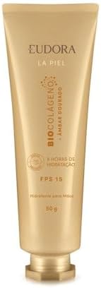 Eudora La Piel Âmbar Dourado Creme para Mãos FPS15 50g