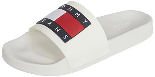 Tommy Jeans EN0EN01889 Blanc 36 : Basket blanche tendance mode urbaine femme