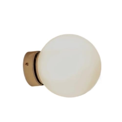 Lámpara de pared cristal premium con detalles esféricos para mesita de noche de diseño