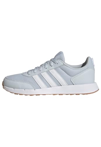 adidas Damen Run 50s Shoes, Halo Blue/Cloud White/Gum, 39 1/3 EU