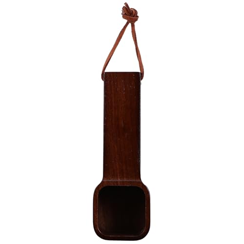 TOBBOMEY Cucchiaio Dosatore per Chicchi di Caffè in Legno Massello da 10 G Manico Lungo Piccolo Cucchiaino da Cucina per Tè Caldo Condimenti e Zucchero Misurino Ergonomico